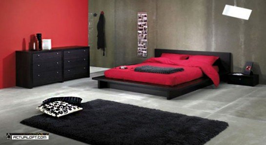 Cama. Look oriental, la plataforma que sobre sale del colchón da una sensación de amplitud, ideal para tu hogar  Ref.A 009