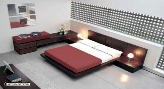 Cama. Diseño contemporáneo, el color caramelo  en el cual está pintada su madera  le brinda calidez al ambiente, ideal para tu hogar  Ref.A 011