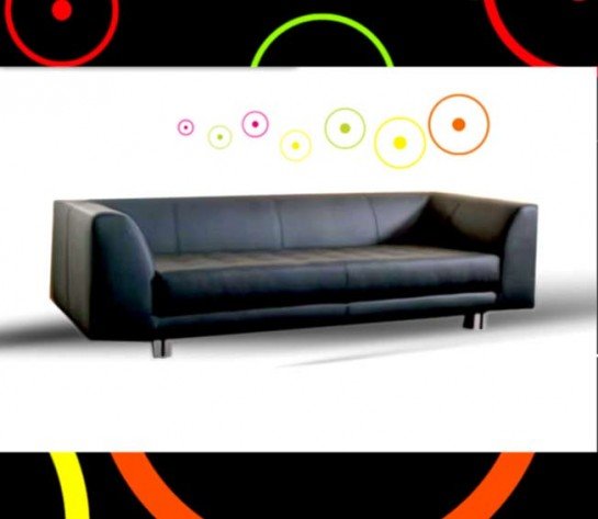 SOFA de  líneas simples costuras que realzan el diseño, cojines fijos   suave confort ideal para tu hogar Ref.S 00,5
